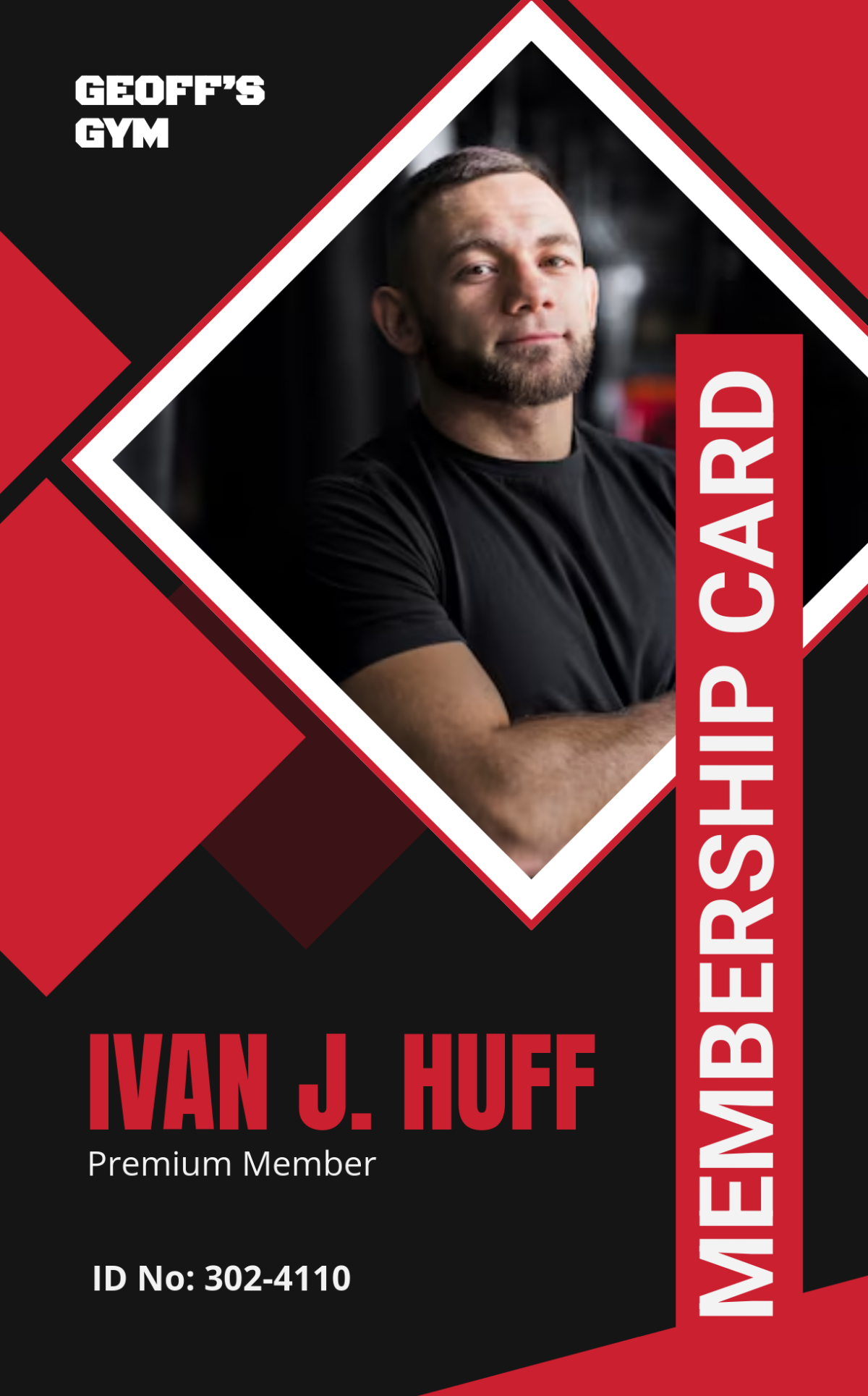 printable membership cards