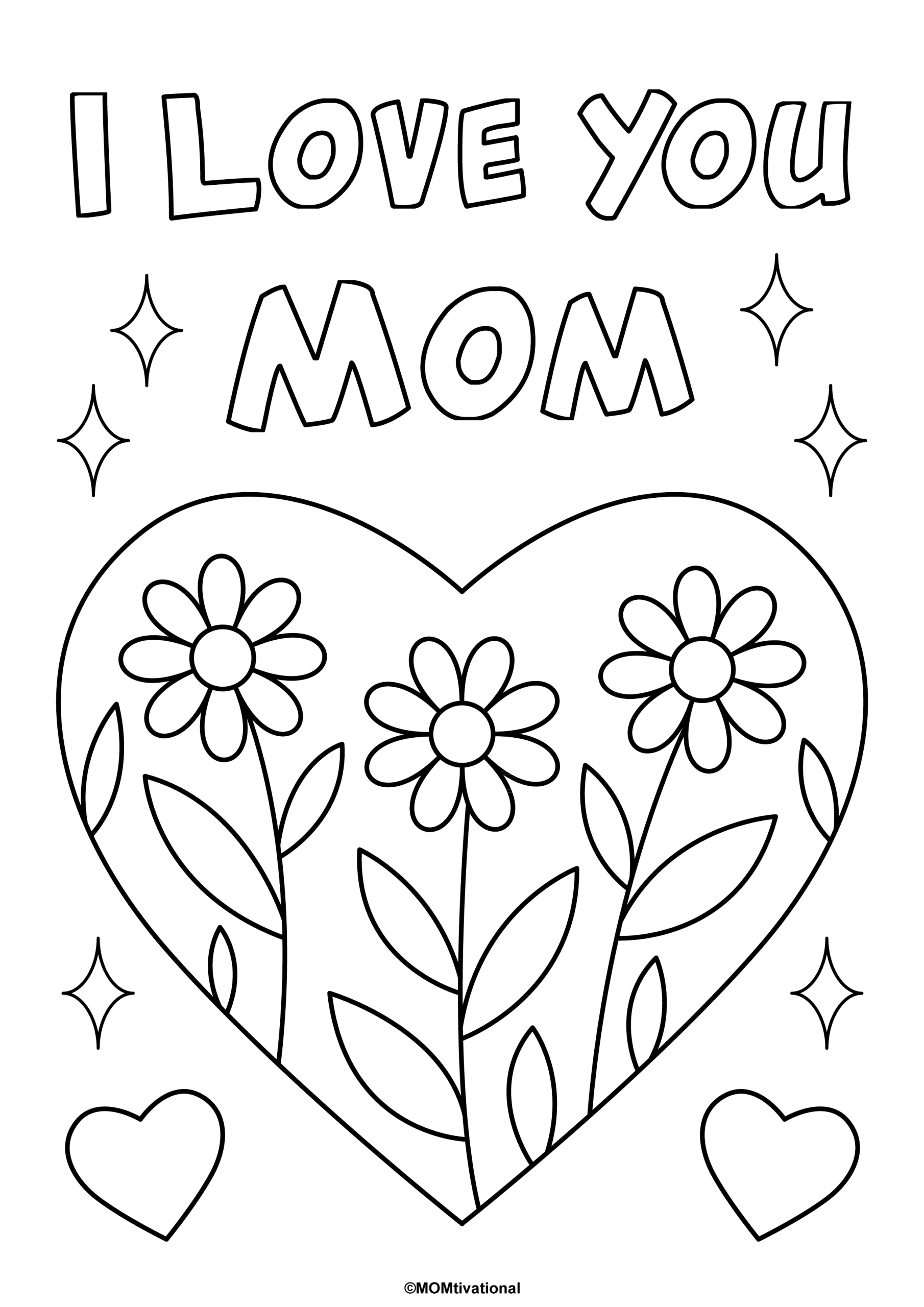 printable coloring pages for mom