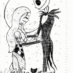 Free Nightmare Before Christmas Coloring Pages Printable Coloring Home