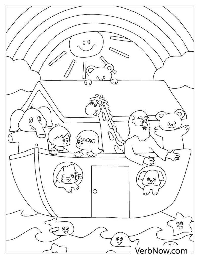 noah's ark activities for kids printable