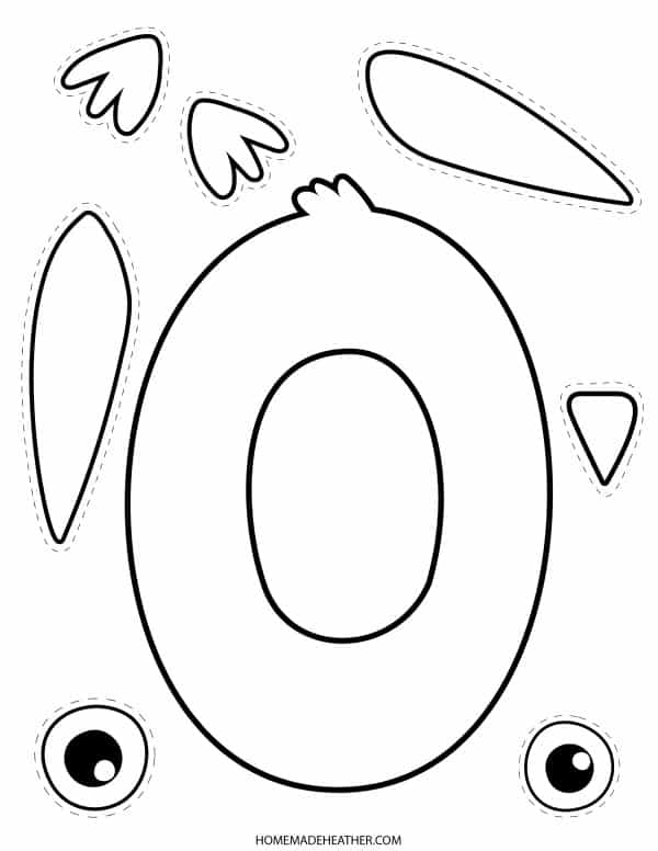 Free Number Craft Printables Homemade Heather