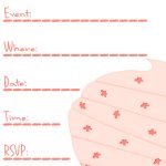 Free Party Invitation Template Cupcake Clipart
