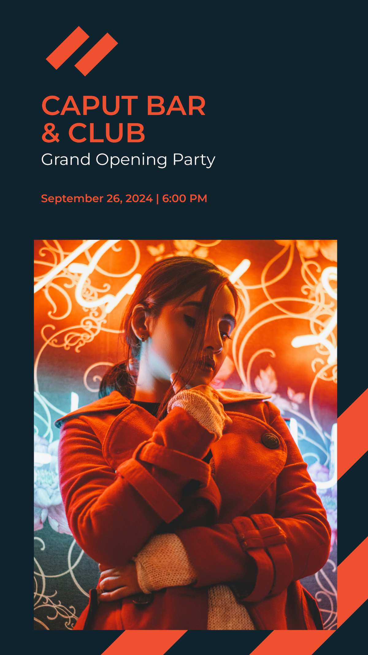 Free Party Invitation Whatsapp Post Template To Edit Online