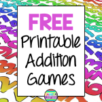Free Printable Addition Games Including Math Board Games Addition Bump