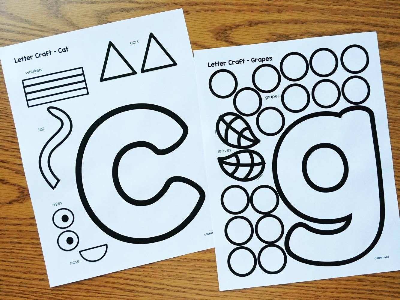 Free Printable Alphabet Crafts For Preschoolers Printable Templates