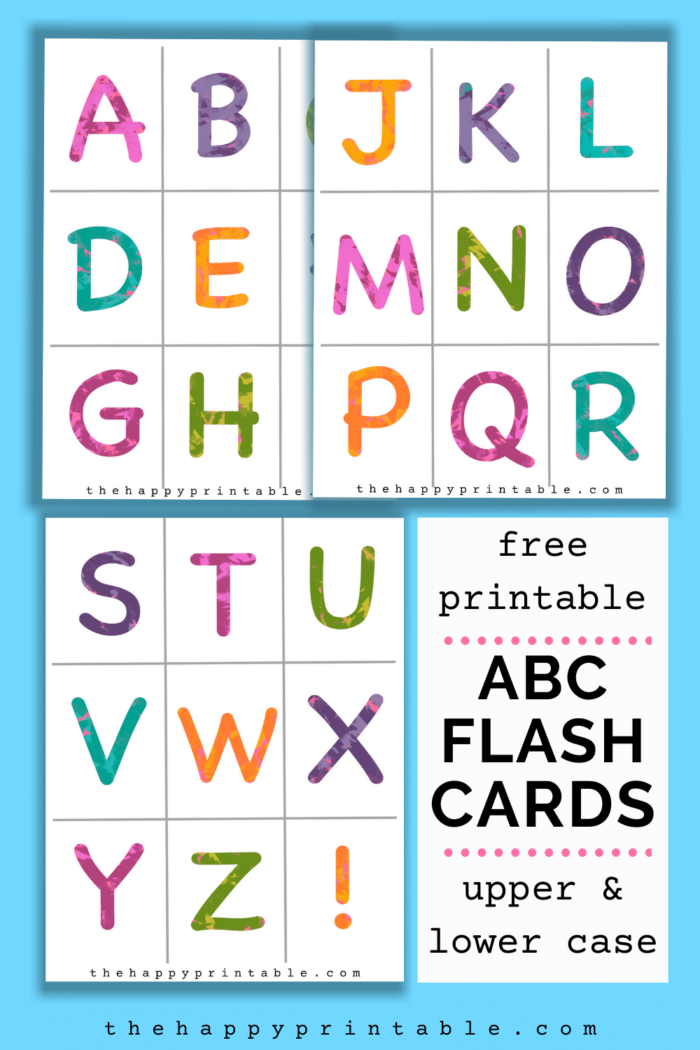 Free Printable Alphabet Flashcards Upper And Lower Case Printable Templates By Nora