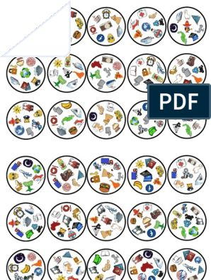 Free Printable Animals Dobble PDF