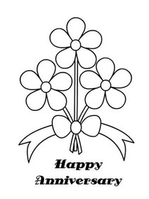 Free Printable Anniversary Coloring Cards Cards Create And Print Free 