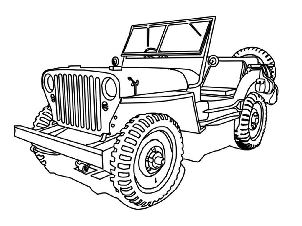 Free Printable Army Jeep Coloring Pages Military Jeep Coloring Pages 