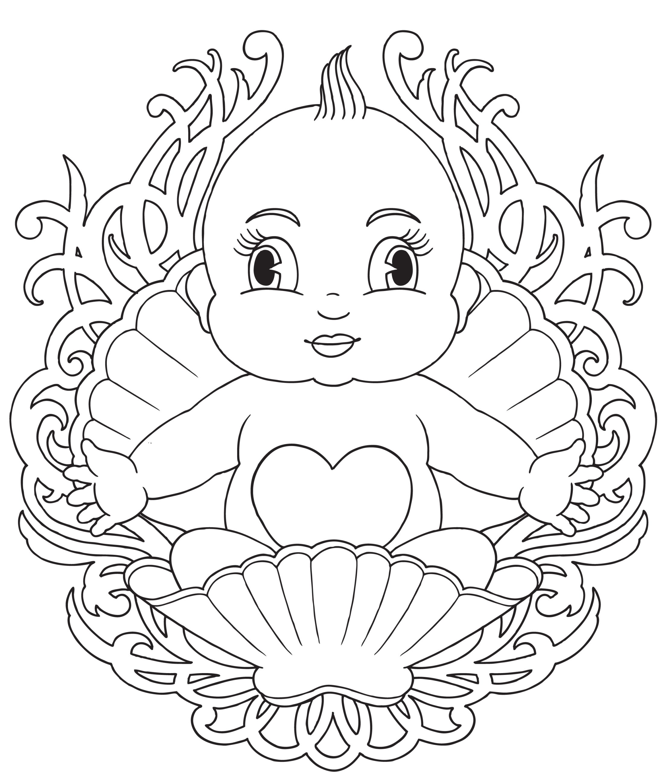 printable coloring pages baby
