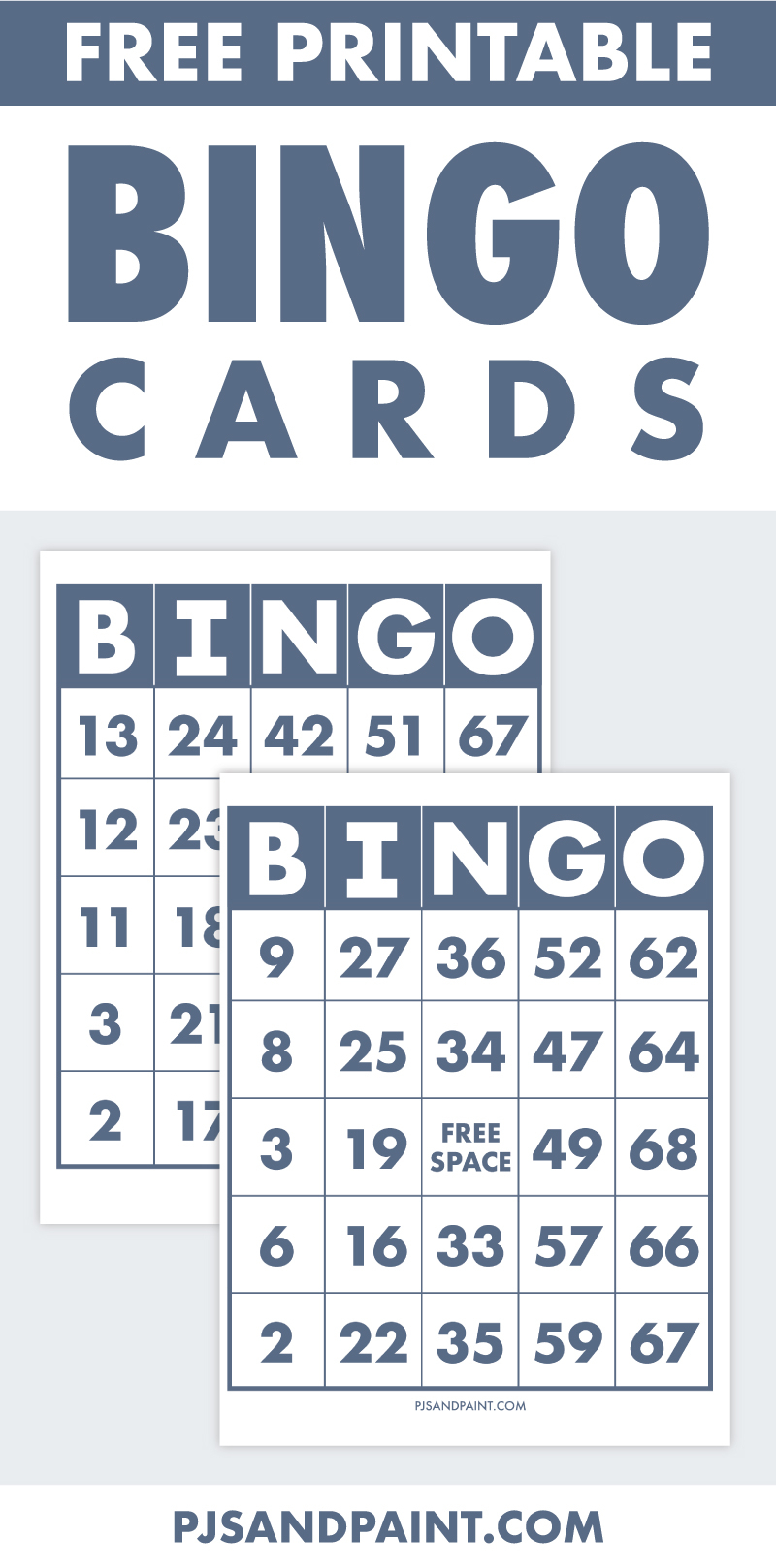 Free Printable Bingo Cards Paper Trail Design 58 OFF