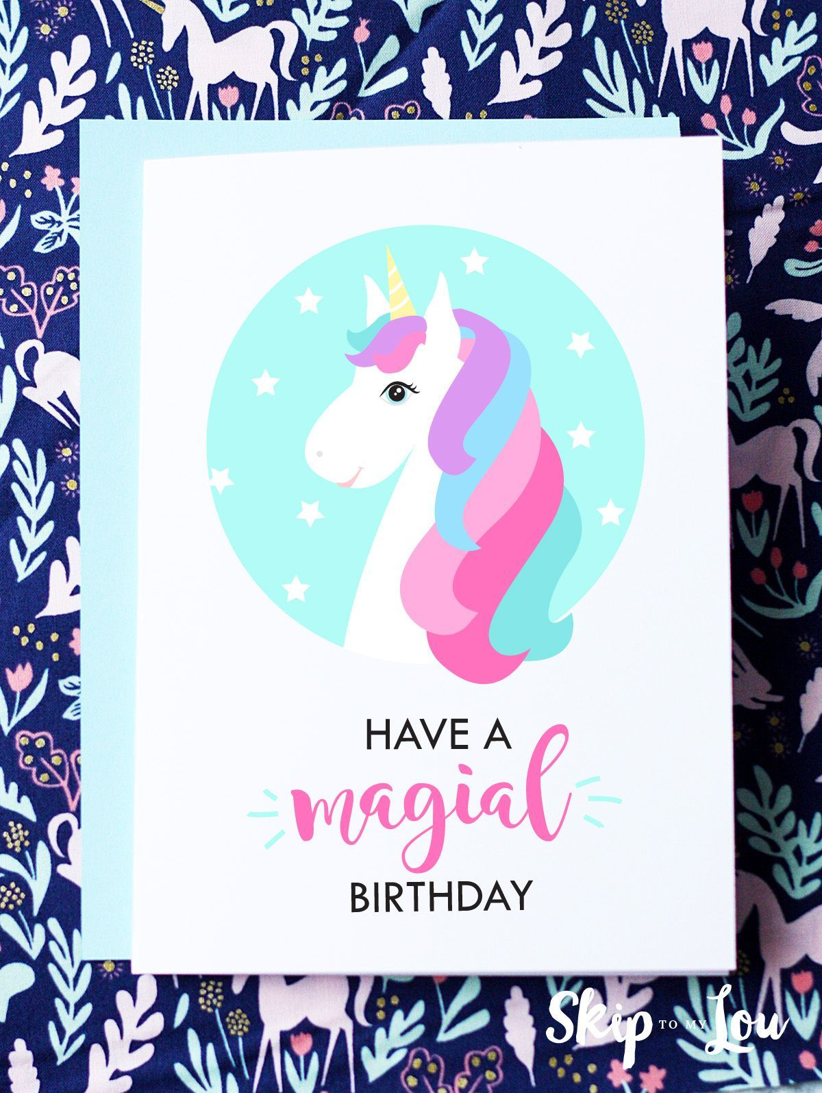 printable unicorn cards