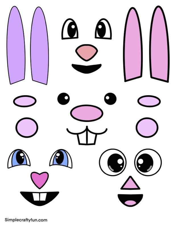 printable rabbit craft