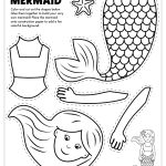 Free Printable Build A Mermaid Craft Pjs And Paint