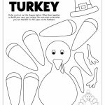 Free Printable Build A Turkey Coloring Page Pjs And Paint