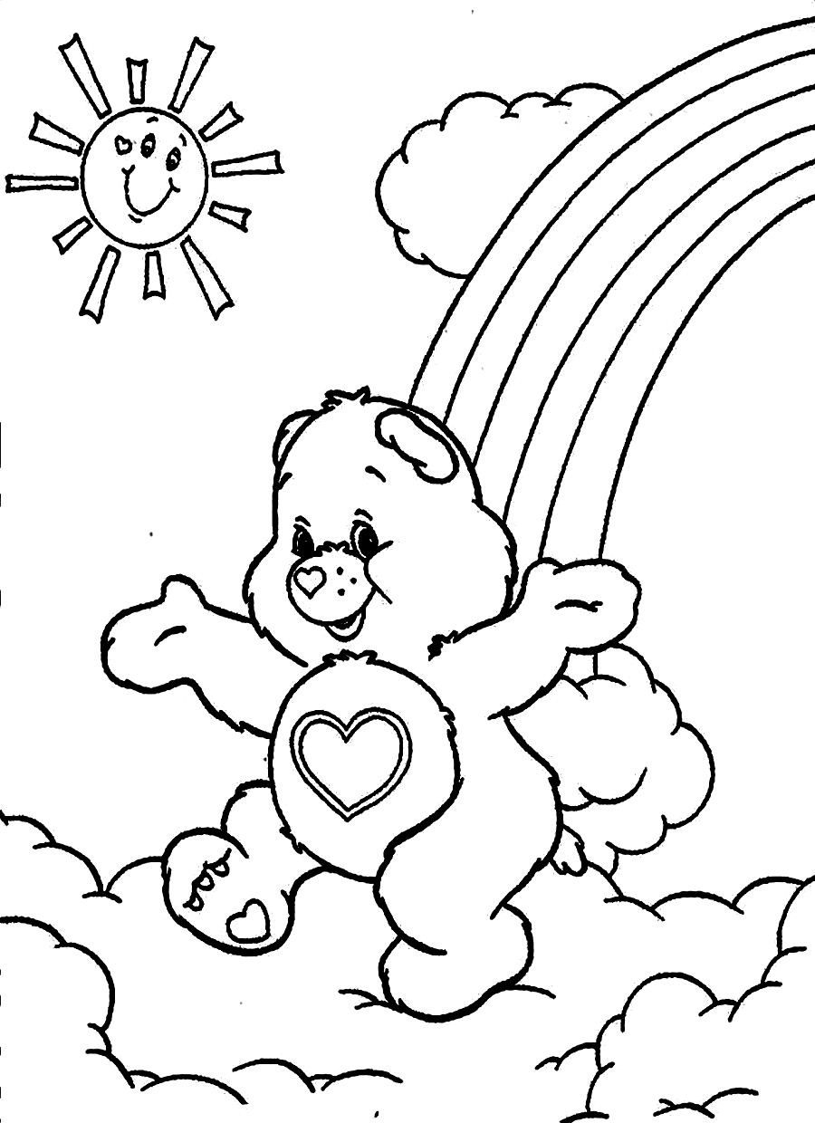 Free Printable Care Bear Coloring Pages