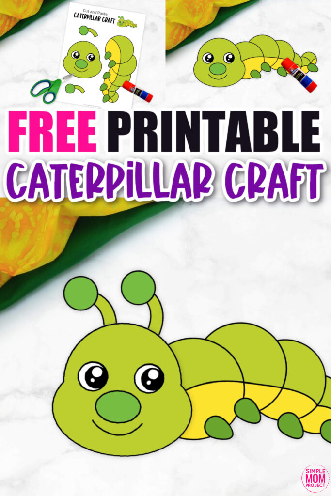 Free Printable Caterpillar Craft Template Simple Mom Project
