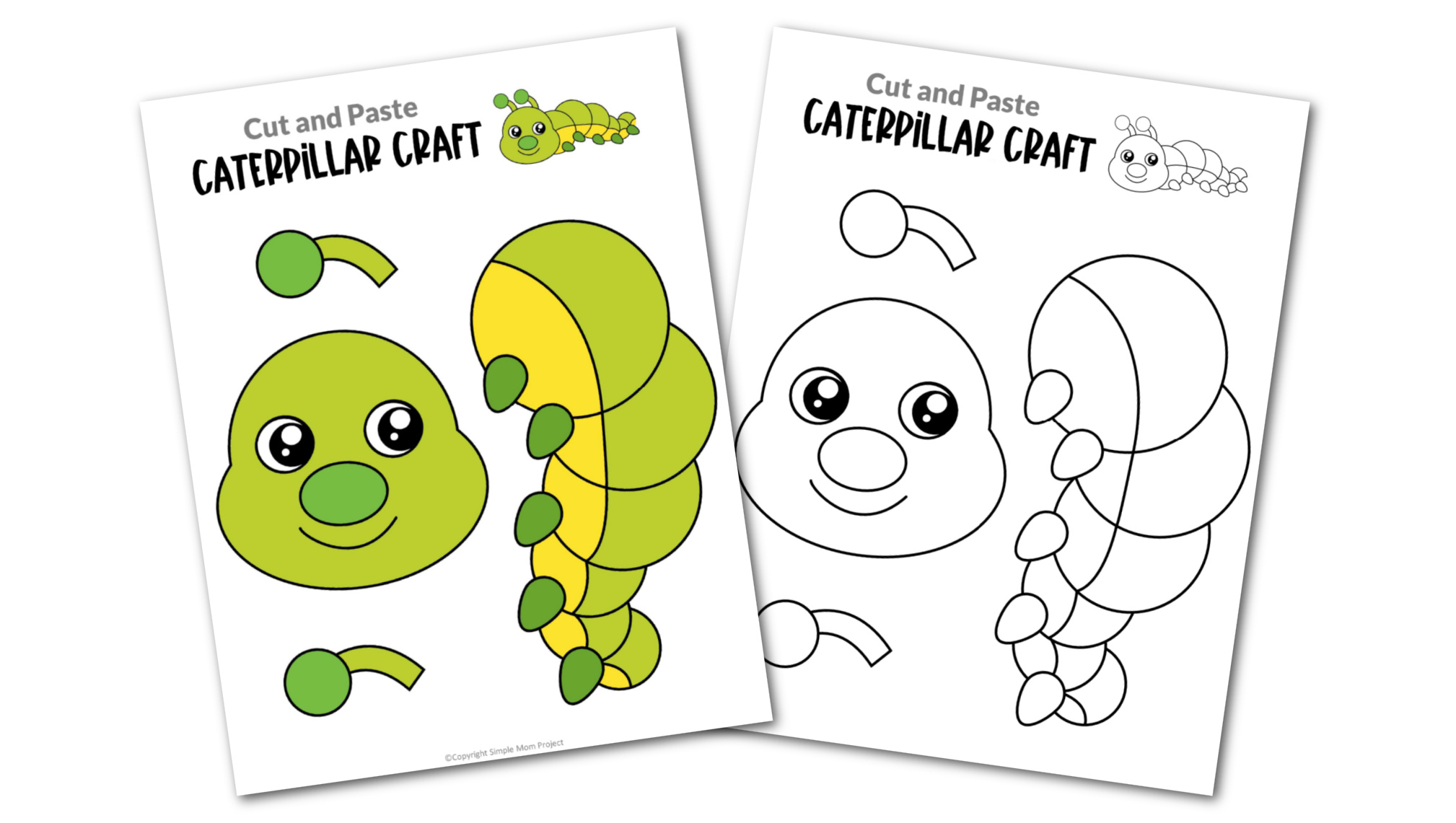 printable caterpillar craft