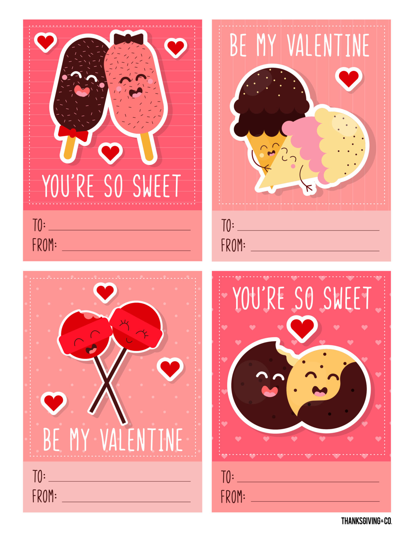 Free Printable Childrens Valentines Day Cards Crafts 15 Diy Valentine 