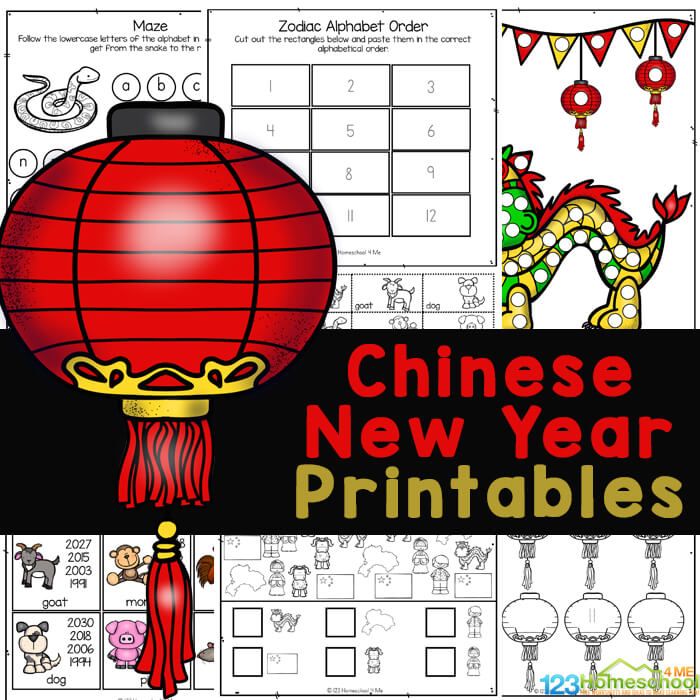 Free Printable Chinese New Year Activities Pack Word