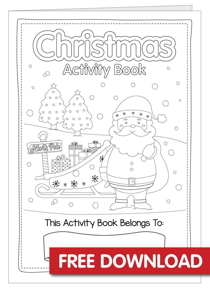 free christmas printable activities for kids pdf