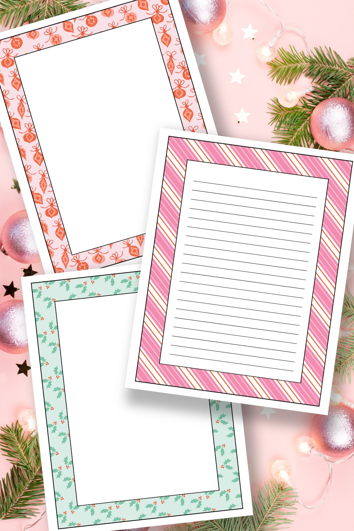 Free Printable Christmas Borders Gathering Beauty