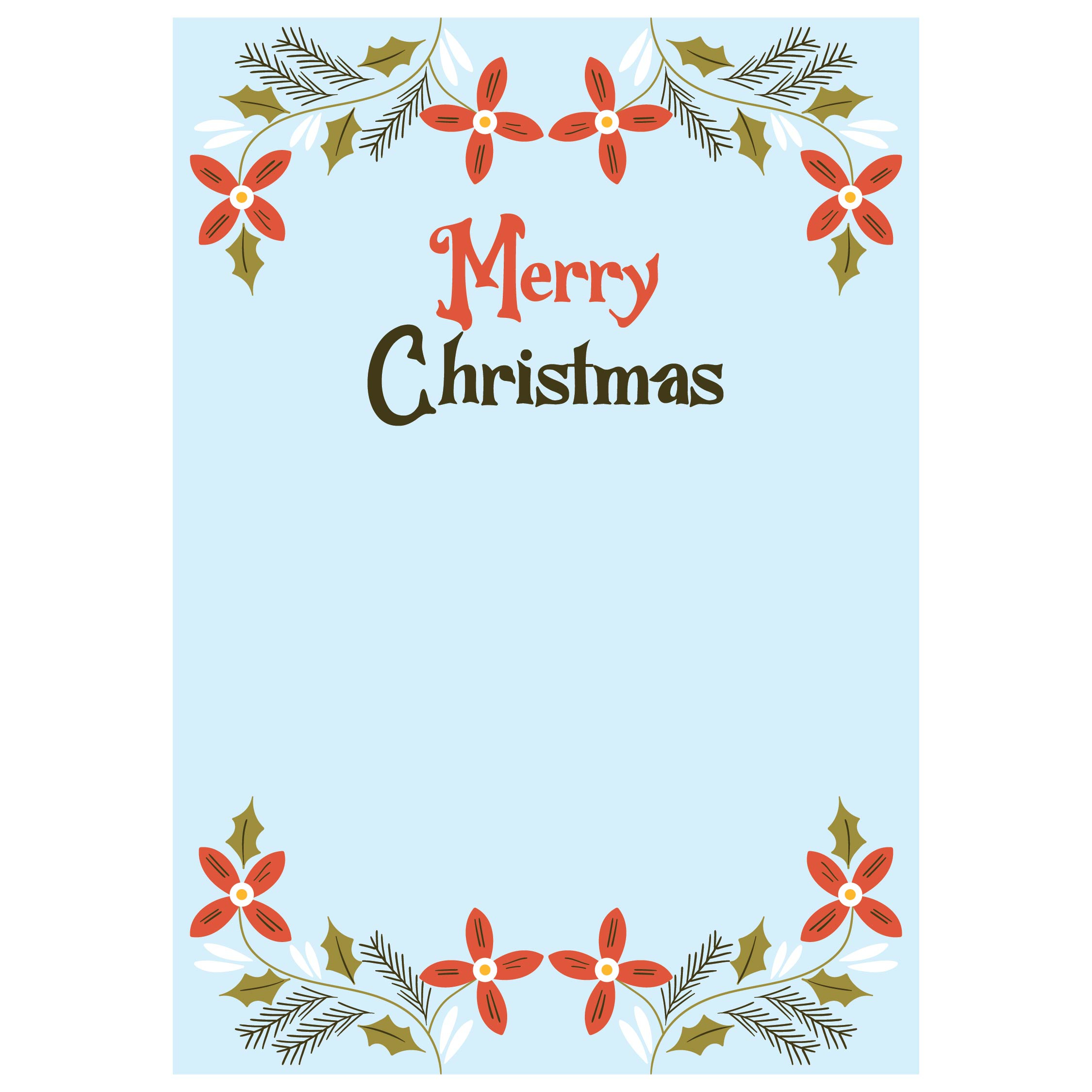 Free Printable Christmas Cards PDF