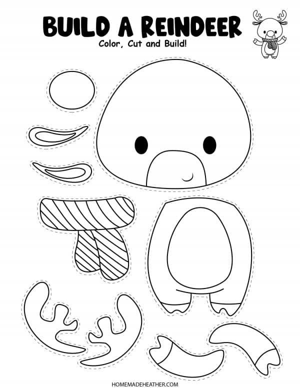 free printable christmas crafts for kindergarten