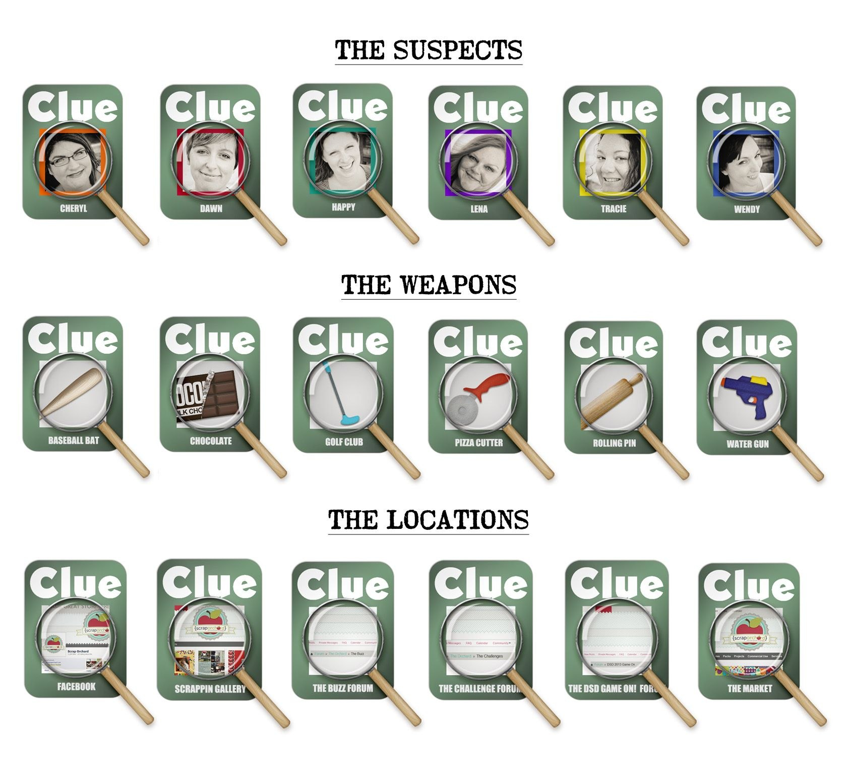 Free Printable Clue Cards Printable
