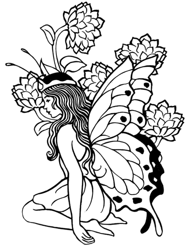 free printable coloring pages for adults only fantasy