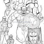 Free Printable Coloring Pages Avengers Coloring Home