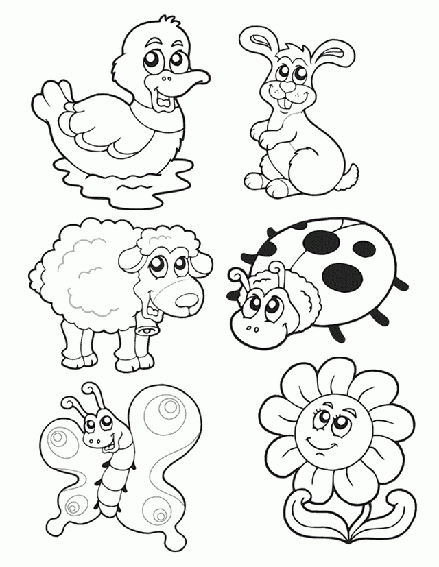 Free Printable Coloring Pages Of Animals Coloring Home