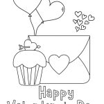 Free Printable Coloring Valentine Cards Coloring Pages