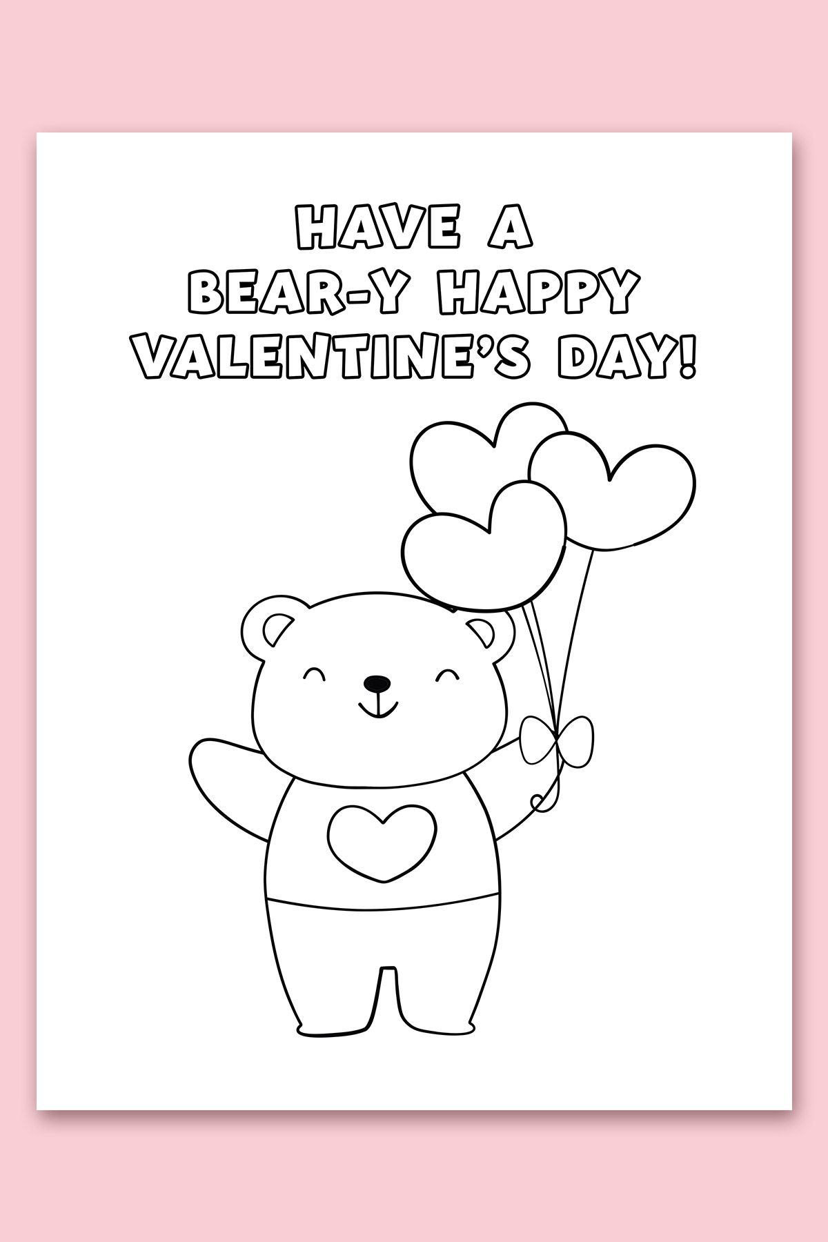 Free Printable Coloring Valentines Day Cards For Kids Artofit