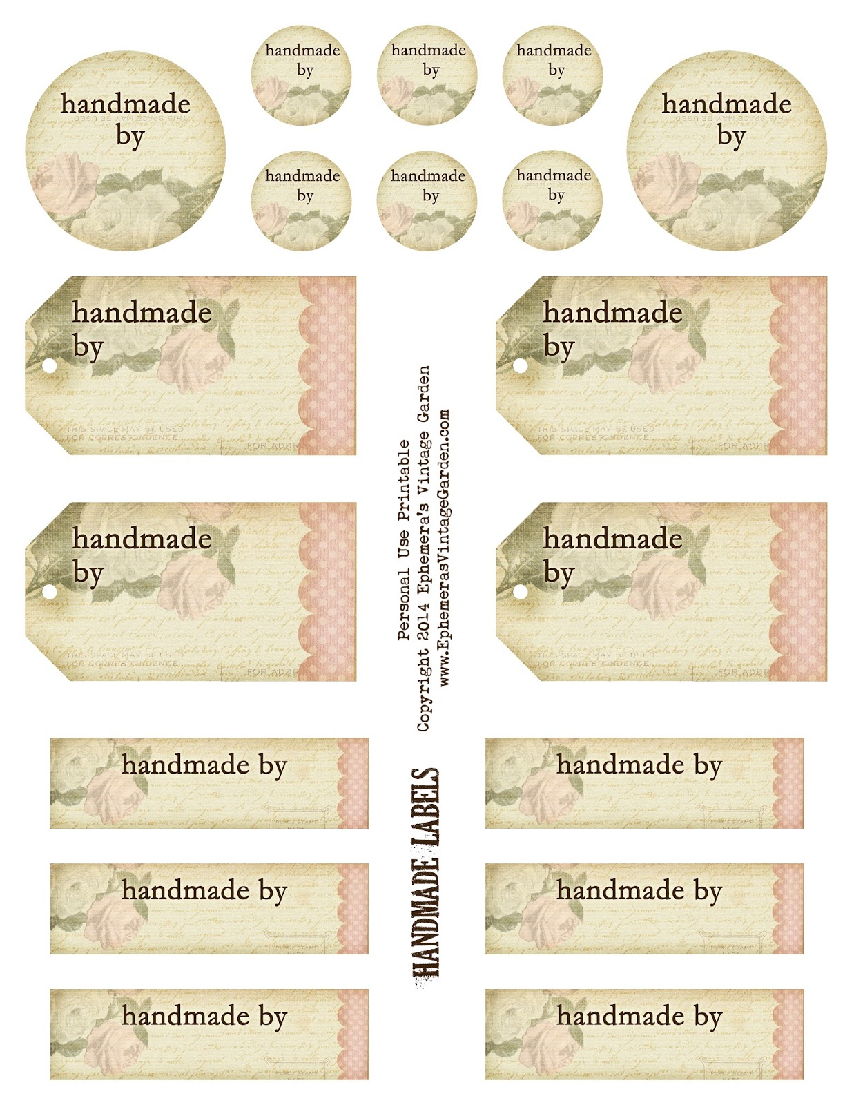 Free Printable Craft Label Templates