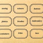 Free Printable Craft Labels That Help Organize Double Arrow Designs