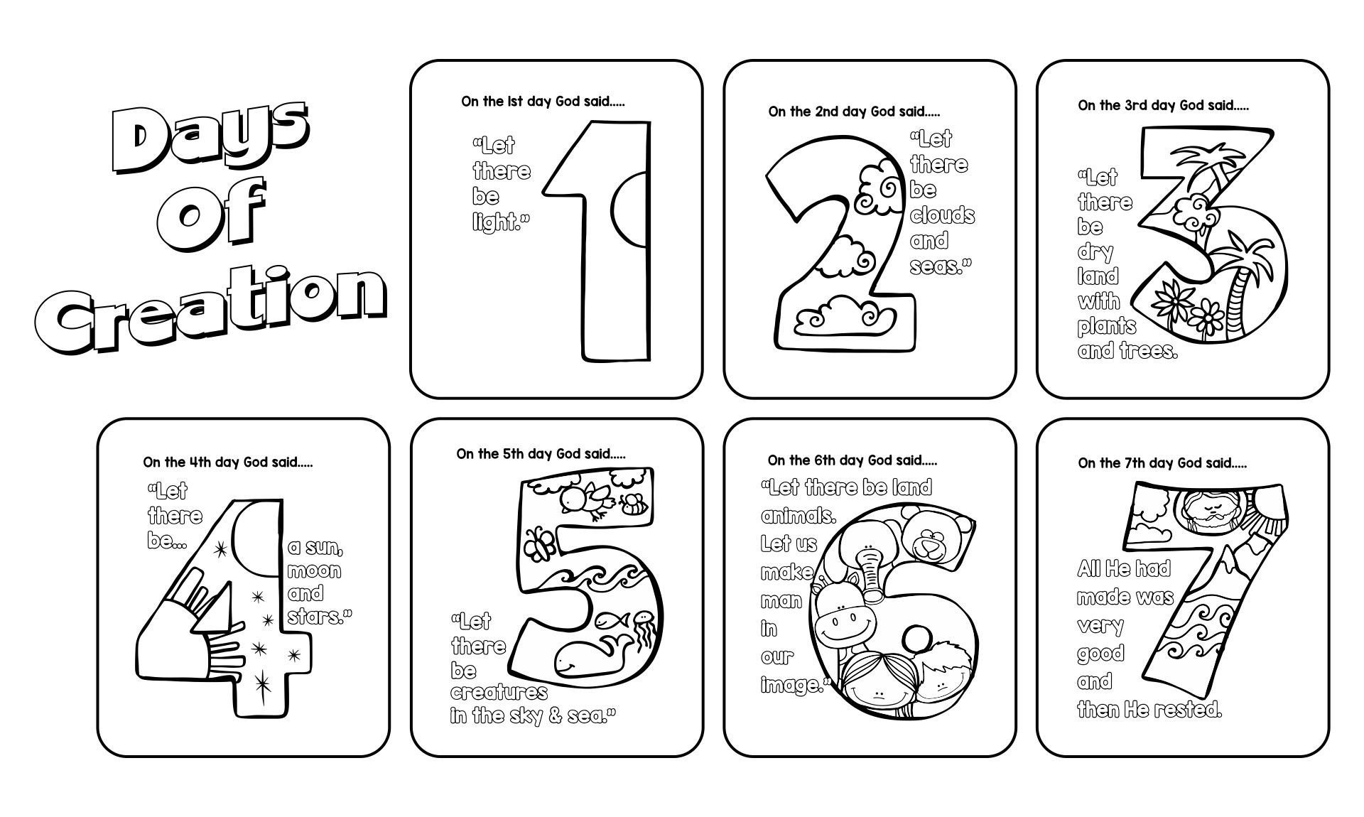 Free Printable Creation Crafts Printable Sight Words List