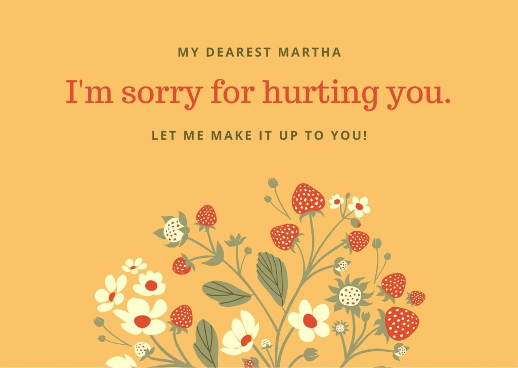 Free Printable Customizable Apology Card Templates Canva