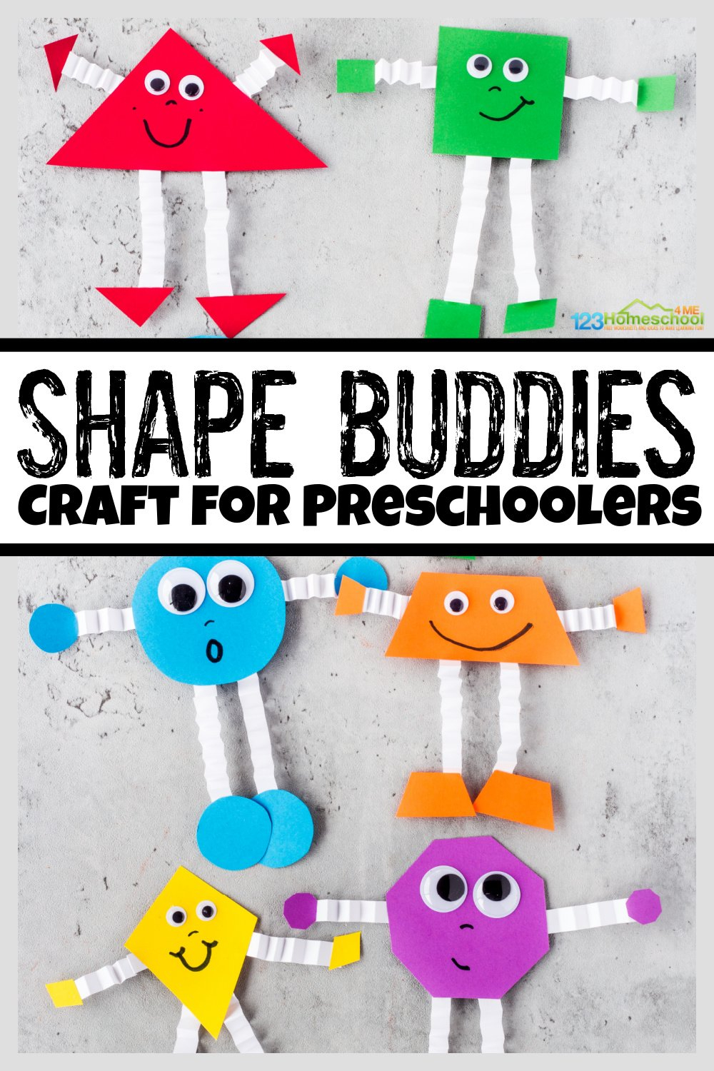 FREE Printable Cutting Shapes Worksheets