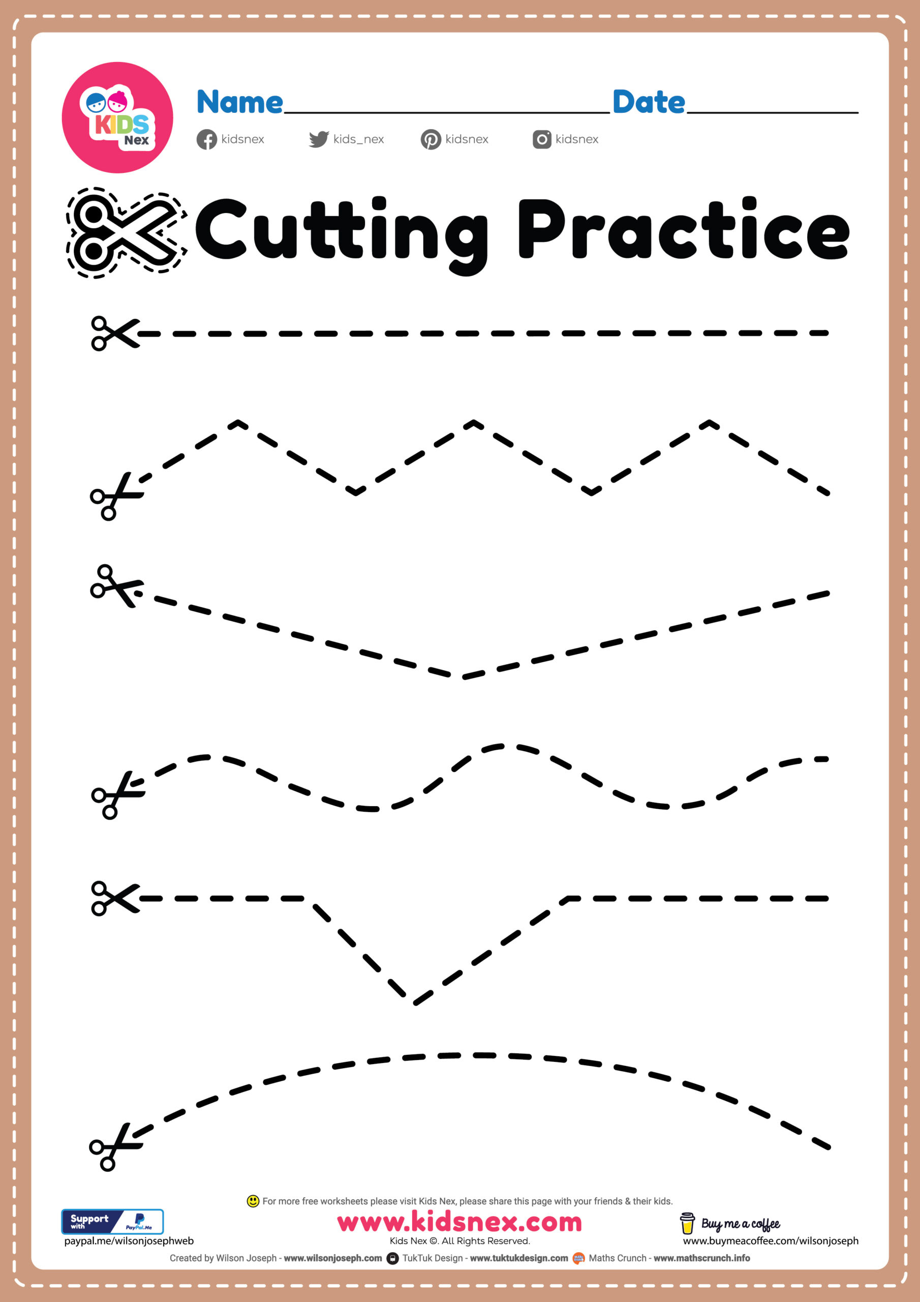free printable cutting activities for kids