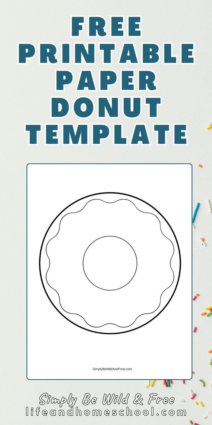 Free Printable Donut Template Artofit
