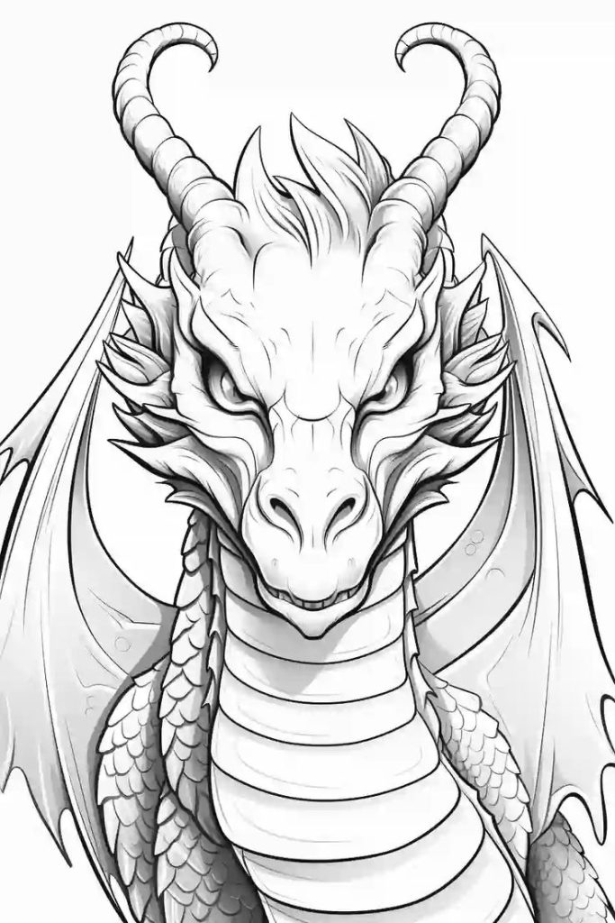Free Printable Dragon Coloring Pages For Kids Adults Storiespub