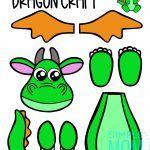 Free Printable Dragon Craft Template Simple Mom Project