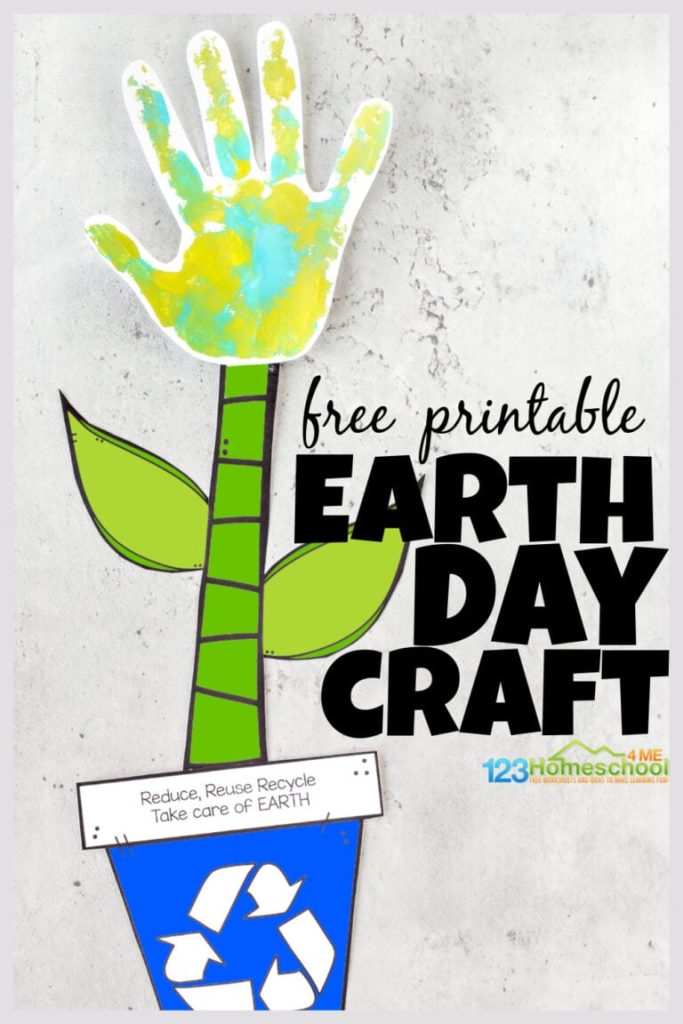 FREE Printable Earth Day Hats Craft Activity For Kids