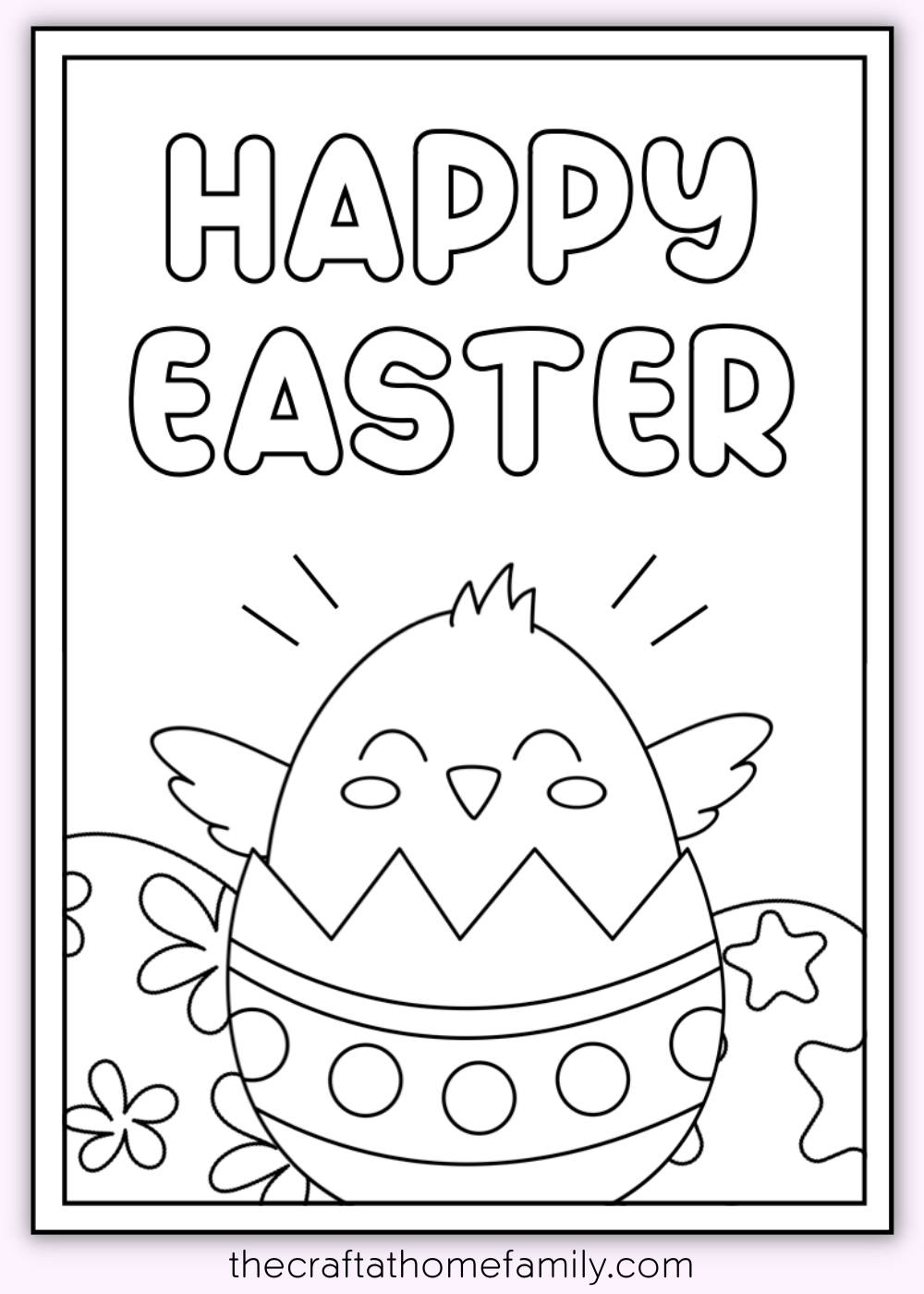 printable easter cards to color
