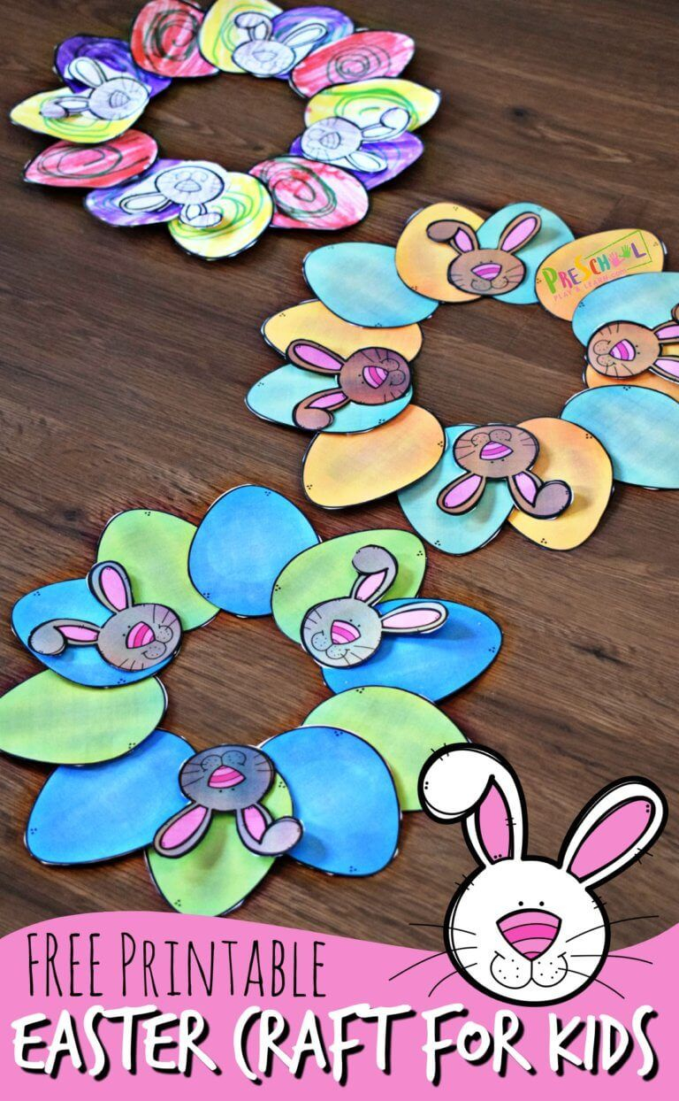 free printable spring crafts for preschoolers