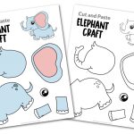 Free Printable Elephant Craft Template Simple Mom Project