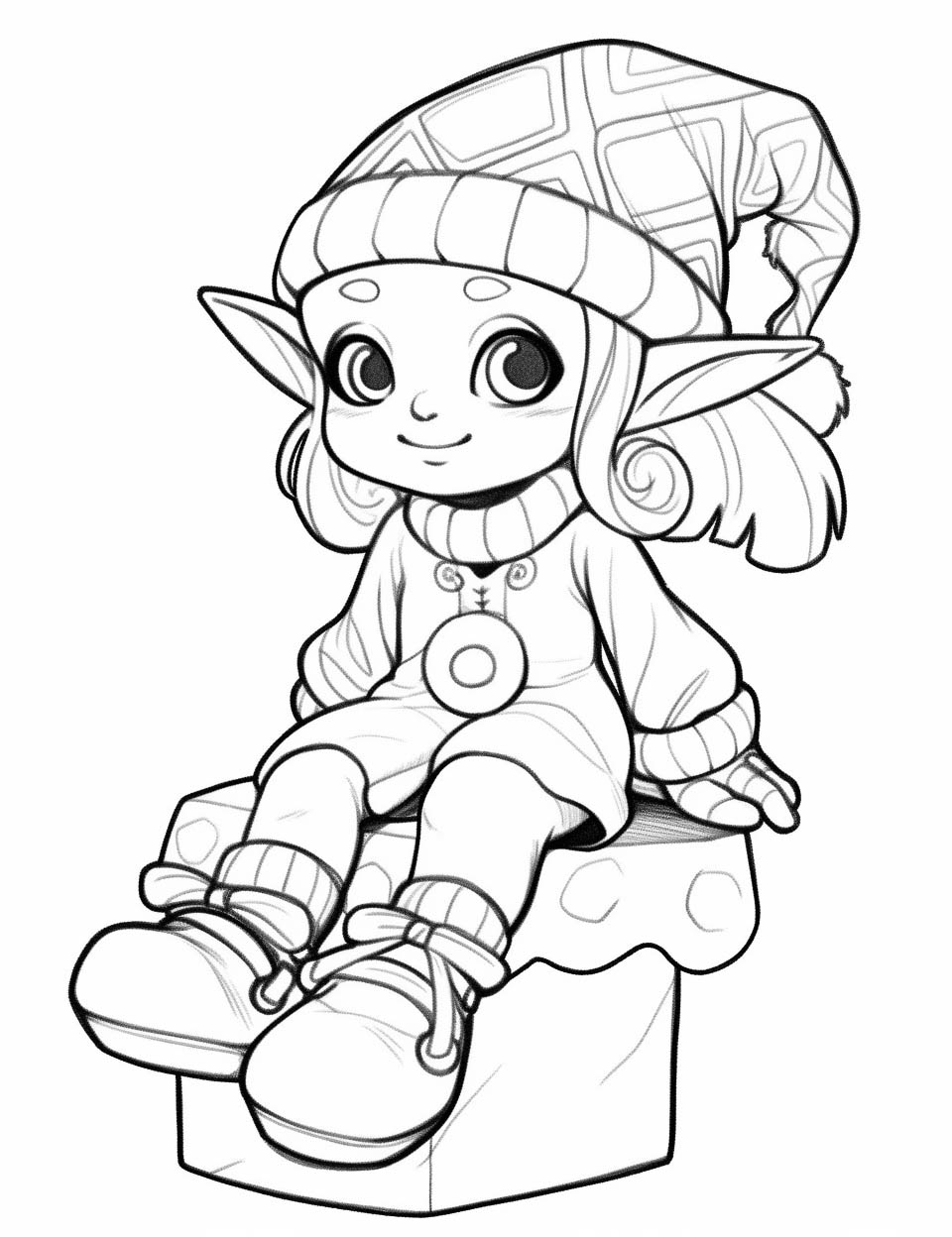 Free Printable Elf Coloring Pages Printable Coloring Pages Free 