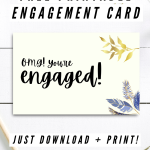 Free Printable Engagement Card Half Fold Not Your Mom 39 s Gifts