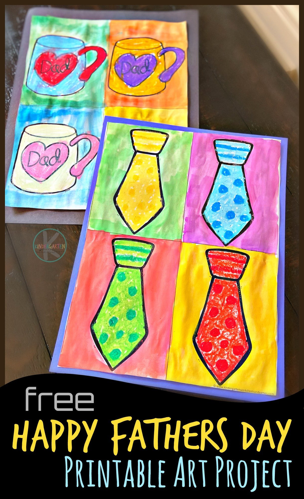 FREE Printable Fathers Day Craft